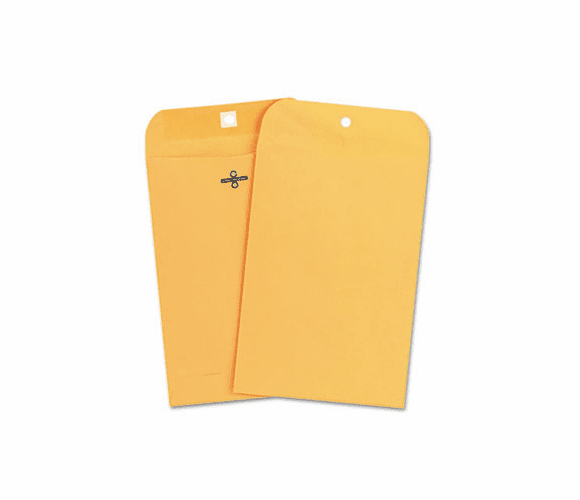 UNV35261 Kraft Clasp Envelope, Side Seam, 28lb, 6 1/2 x 9 1/2, Light Brown, 100/Box By UNIVERSAL OFFICE PRODUCTS