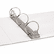 UNV35422 Wide Base Round Ring Binder With Label Holder, 2" Capacity, 11 x 17, White By UNIVERSAL OFFICE PRODUCTS