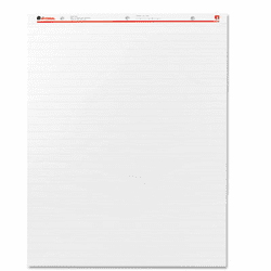 UNV35601 Recycled Easel Pads, Faint Rule, 27 x 34, White, 50-Sheet 2/Carton By UNIVERSAL OFFICE PRODUCTS