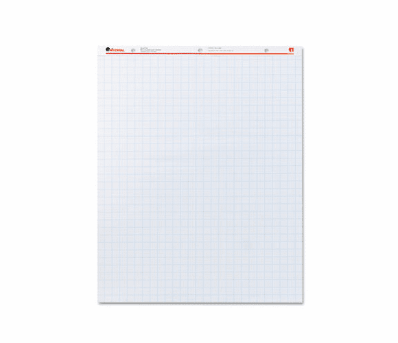 UNV35602 Recycled Easel Pads, Quadrille Rule, 27 x 34, White, 50-Sheet 2/Ctn By UNIVERSAL OFFICE PRODUCTS
