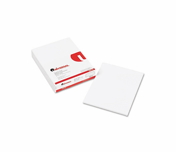 UNV35618 Scratch Pads, Unruled, 8-1/2 x 11, White, 6 100-Sheet Pads/Pack By UNIVERSAL OFFICE PRODUCTS