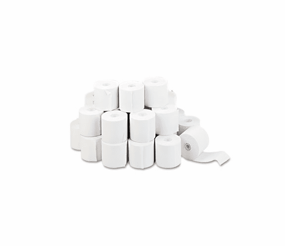 UNV35710GN Adding Machine/Calculator Roll, 16 lb, 1/2" Core, 2-1/4" x 130 ft, White, 100/CT By UNIVERSAL OFFICE PRODUCTS