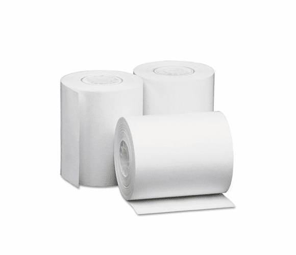 UNV35760 Single-Ply Thermal Paper Rolls, 2-1/4" x 80 ft, White, 50/Carton By UNIVERSAL OFFICE PRODUCTS
