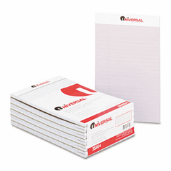 UNV35854 Colored Perforated Note Pads, Wide Rule, 5 x 8, Orchid, 50-Sheet, Dozen By UNIVERSAL OFFICE PRODUCTS