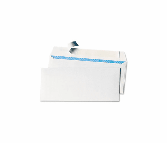 UNV36004 Pull & Seal Business Envelope, Security Tint, #10, White, 100/Box By UNIVERSAL OFFICE PRODUCTS