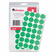 UNV40115 Permanent Self-Adhesive Color-Coding Labels, 3/4in dia, Green, 1008/Pack By UNIVERSAL OFFICE PRODUCTS