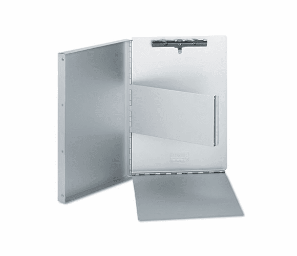UNV40300 Aluminum Document Box, 2/5" Capacity, Holds 8-1/2w x 11h, Silver By UNIVERSAL OFFICE PRODUCTS