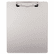UNV40303 Brushed Aluminum Plastic Clipboard, 1/2" Capacity, Holds 8-1/2w x 11h, Silver By UNIVERSAL OFFICE PRODUCTS