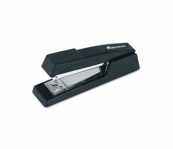 UNV43128 Full Strip Stapler, 15-Sheet Capacity, Black By UNIVERSAL OFFICE PRODUCTS