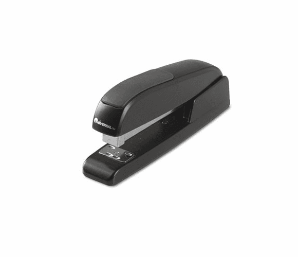 UNV43138 Executive Full Strip Stapler, 20-Sheet Capacity, Black By UNIVERSAL OFFICE PRODUCTS