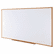 UNV43620 Dry-Erase Board, Melamine, 96 x 48, White, Oak-Finished Frame By UNIVERSAL OFFICE PRODUCTS