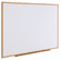 UNV43621 Dry-Erase Board, Melamine, 72 x 48, White, Oak-Finished Frame By UNIVERSAL OFFICE PRODUCTS