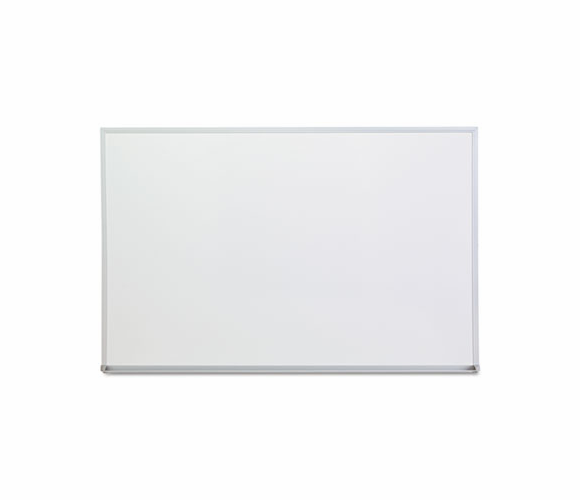 UNV43623 Dry Erase Board, Melamine, 36 x 24, Satin-Finished Aluminum Frame By UNIVERSAL OFFICE PRODUCTS
