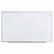 UNV43625 Dry Erase Board, Melamine, 60 x 36, Satin-Finished Aluminum Frame By UNIVERSAL OFFICE PRODUCTS