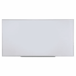 UNV43627 Dry Erase Board, Melamine, 96 x 48, Satin-Finished Aluminum Frame By UNIVERSAL OFFICE PRODUCTS
