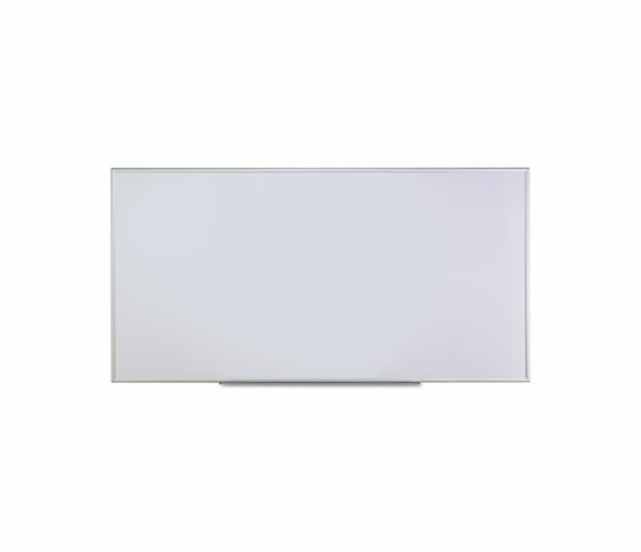 UNV43627 Dry Erase Board, Melamine, 96 x 48, Satin-Finished Aluminum Frame By UNIVERSAL OFFICE PRODUCTS