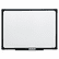 UNV43630 Dry Erase Board, Melamine, 24 x 18, Black Frame By UNIVERSAL OFFICE PRODUCTS