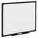 UNV43630 Dry Erase Board, Melamine, 24 x 18, Black Frame By UNIVERSAL OFFICE PRODUCTS