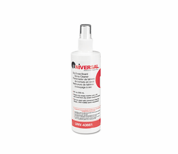 UNV43661 Dry Erase Spray Cleaner, 8 oz. Spray Bottle By UNIVERSAL OFFICE PRODUCTS