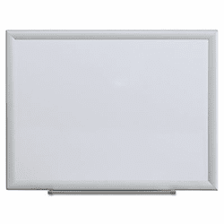 UNV44618 Dry Erase Board, Melamine, 24 x 18, Aluminum Frame By UNIVERSAL OFFICE PRODUCTS