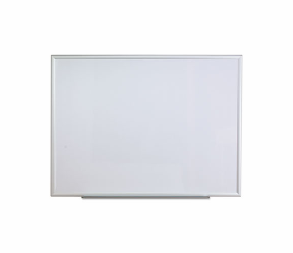 UNV44636 Dry Erase Board, Melamine, 48 x 36, Aluminum Frame By UNIVERSAL OFFICE PRODUCTS