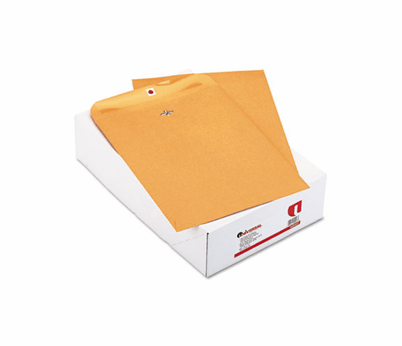 UNV44907 Kraft Clasp Envelope, Side Seam, 32lb, 10 x 13, Light Brown, 100/Box By UNIVERSAL OFFICE PRODUCTS