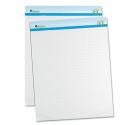 UNV45602 Sugarcane Based Easel Pads, 1 Inch Rule, 27 x 34, White, 2 50-Sheet Pads/Pack By UNIVERSAL OFFICE PRODUCTS