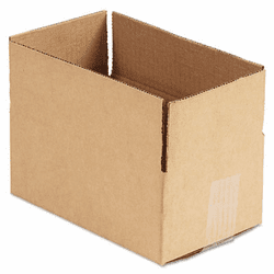 UNV456689 Corrugated Kraft Fixed-Depth Shipping Carton, 6w x 10l x 4h, Brown, 25/Bundle By UNIVERSAL OFFICE PRODUCTS
