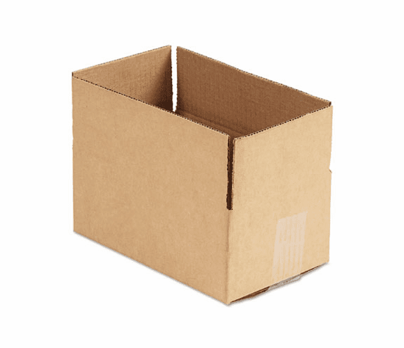 UNV456689 Corrugated Kraft Fixed-Depth Shipping Carton, 6w x 10l x 4h, Brown, 25/Bundle By UNIVERSAL OFFICE PRODUCTS