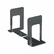 UNV54095 Economy Bookends, Nonskid, 5 7/8 x 8 1/4 x 9, Heavy Gauge Steel, Black By UNIVERSAL OFFICE PRODUCTS
