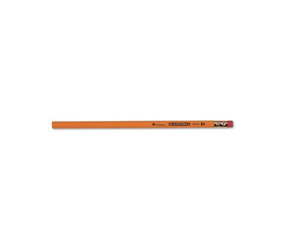 UNV55525 Blackstonian Pencil, F #2.5, Medium Firm, Yellow Barrel, Dozen By UNIVERSAL OFFICE PRODUCTS