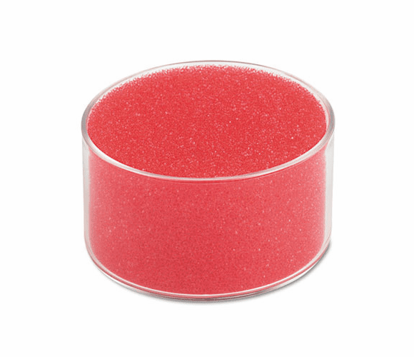 UNV56503 Sponge Cup Moistener, 3" Dia, Clear By UNIVERSAL OFFICE PRODUCTS