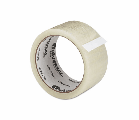 UNV61000 General Purpose Box Sealing Tape, 2" x 55 yards, 3" Core, Clear By UNIVERSAL OFFICE PRODUCTS