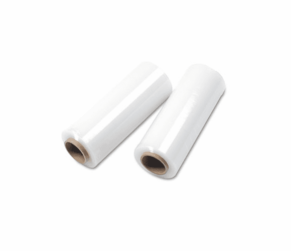 UNV62114 Handwrap Stretch Film, 14w x 1500' Roll, 20 mic (80 Gauge), 4 Rolls/Carton By UNIVERSAL OFFICE PRODUCTS