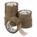 UNV63501 Box Sealing Tape, 2" x 110 yards, 3" Core, Tan, 6/Box By UNIVERSAL OFFICE PRODUCTS