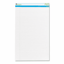 UNV65000 Sugarcane Based Writing Pads, Wide Rule, 14 x 8-1/2, White, 2 50-Sheet Pads/Pk By UNIVERSAL OFFICE PRODUCTS