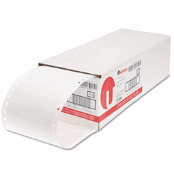 UNV70104 Dot Matrix Printer Labels, 1 Across, 15/16 x 3-1/2, White, 5000/Box By UNIVERSAL OFFICE PRODUCTS