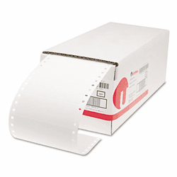 UNV70112 Dot Matrix Printer Labels, 1 Across, 1-7/16 x 4, White, 5000/Box By UNIVERSAL OFFICE PRODUCTS