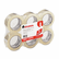 UNV73000 Quiet Carton Sealing Tape, 2" x 110 yards, 3" Core, Clear, 6/Box By UNIVERSAL OFFICE PRODUCTS