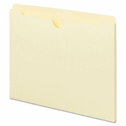 UNV73300 Manila File Jackets with Reinforced Tabs, Flat, Letter By UNIVERSAL OFFICE PRODUCTS