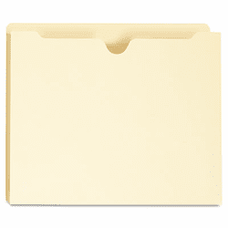 UNV73500 Manila File Jackets with Reinforced Tabs, One Inch Expansion, Letter By UNIVERSAL OFFICE PRODUCTS