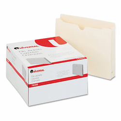 UNV76300 Economical File Jackets with Two Inch Expansion, Letter, 11 Point Manila, 50/Box By UNIVERSAL OFFICE PRODUCTS