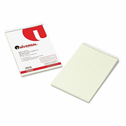 UNV76620 Steno Book, Gregg Rule, 6 x 9, Green, 60 Sheets/Pad By UNIVERSAL OFFICE PRODUCTS