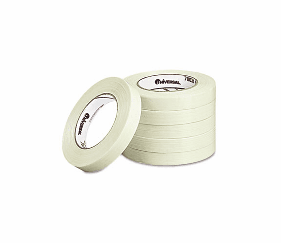 UNV78034 Medium-Duty Filament Tape, 3/4" x 60 yards, 3" Core By UNIVERSAL OFFICE PRODUCTS