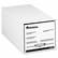 UNV85120 Storage Box Drawer Files, Letter, Fiberboard, 12" x 24" x 10", White, 6/Carton By UNIVERSAL OFFICE PRODUCTS