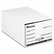 UNV85220 Storage Box Drawer Files, Legal, Fiberboard, 15" x 24" x 10", White, 6/Carton By UNIVERSAL OFFICE PRODUCTS