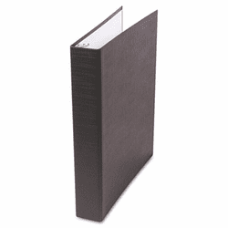 UNV90301 PVC Free D-Ring Binder, Heavy Paper/Index Stock, 1" Capacity, Black By UNIVERSAL OFFICE PRODUCTS