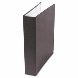 UNV90303 PVC Free D-Ring Binder, Heavy Paper/Index Stock, 3" Capacity, Black By UNIVERSAL OFFICE PRODUCTS