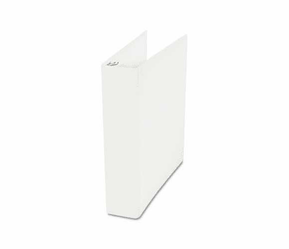 UNV90403 PVC Free D-Ring Binder, Heavy Paper/Index Stock, 3" Capacity, White By UNIVERSAL OFFICE PRODUCTS