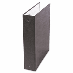 UNV91303 PVC Free Round Ring Binder, Heavy Paper/Index Stock, 3" Capacity, Black By UNIVERSAL OFFICE PRODUCTS